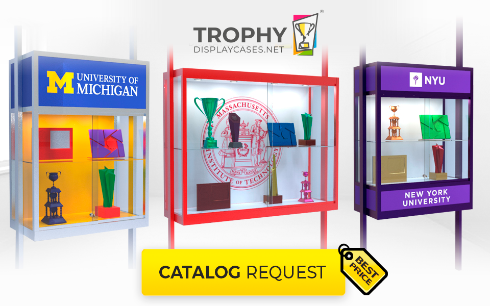 Trophy Suspended Display Cases